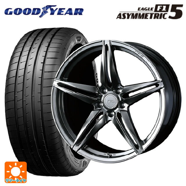 スバル レヴォーグ(VN系)用 225/40R19 93Y XL グッドイヤー イーグル F1 アシメトリック5 エフゼロ FZ-3 DIAMOND BLACK 新品サマータイヤホイール 4本セット