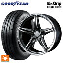 【5/9 20時〜 最大3万円OFFクーポン】225/45R18 95W XL グッドイヤー エフィシェントグリップ エコ EG02 ウェッズ エフゼロ FZ-3 DIAMOND BLACK 18-7.5J 国産車用 サマータイヤホイール4本セット