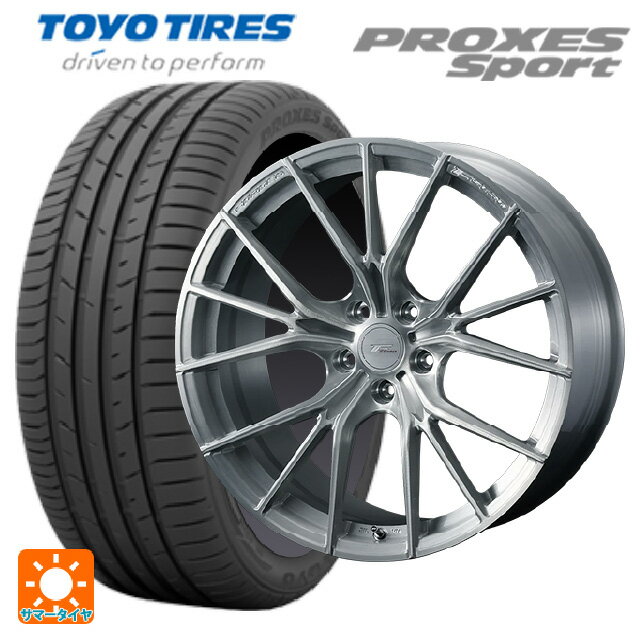 レクサス LS(50系)用 245/45R20 103Y トーヨー プロクセス スポーツ エフゼロ FZ-1 BRUSHED 新品サマータイヤホイール 4本セット