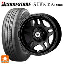 215/70R16 100H ブリヂストン アレンザLX100 正規品 # エクシズルライン デルタフォース オーバーランド マットブラック 16-6J 国産車用 サマータイヤホイール4本セット