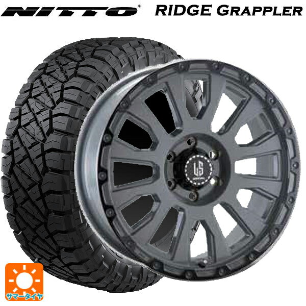 【最大3万円OFFクーポン 5/16 1:59迄】トヨタ ハイラックス(120系)用 265/65R17 116T XL ニットー リッジグラップラー ラ・ストラーダ アベンチュラ SGAR 新品サマータイヤホイール 4本セット