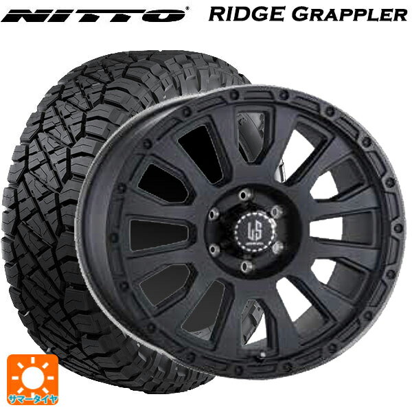【6/15〜16限定 全品P5倍＆クーポン】トヨタ ランドクルーザープラド(150系)用 265/60R18 114S XL ニットー リッジグラップラー 阿部商会 ラ・ストラーダ アベンチュラ WB 新品サマータイヤホイール 4本セット