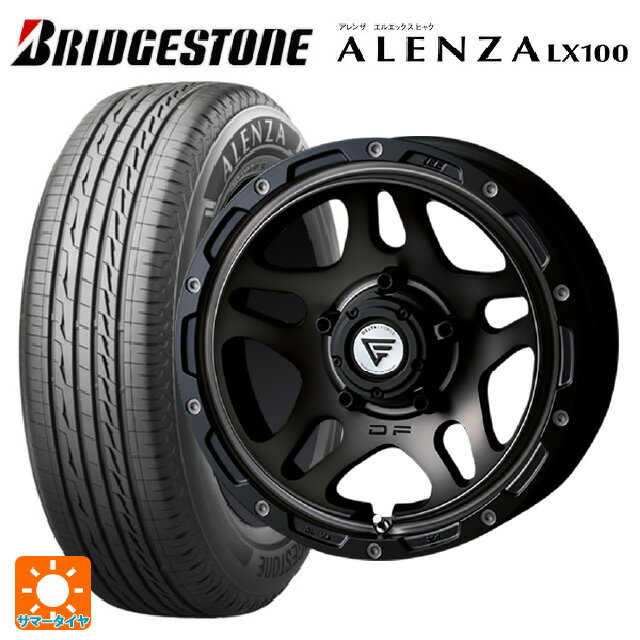 【5/9 20時〜 最大3万円OFFクーポン】215/70R16 100H ブリヂストン アレンザLX100 正規品 # エクシズルライン デルタフォース オーバーランド マットスモークポリッシュ 16-6J 国産車用 サマータイヤホイール4本セット