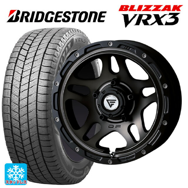 スズキ ジムニーシエラ(74系)用 225/70R16 103Q ブリヂストン ブリザック VRX3 正規品 デルタフォース オーバーランド マットスモークポリッシュ 新品スタッドレスタイヤホイール 5本セット