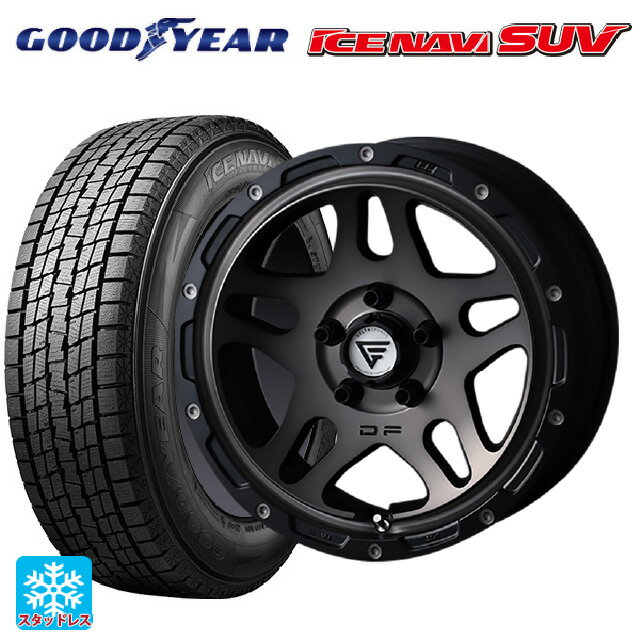 【6/15〜16限定 全品P5倍＆クーポン】215/65R16 98Q グッドイヤー アイスナビ SUV エクシズルライン デルタフォース オーバーランダー マットスモークポリッシュ 16-7J 国産車用 スタッドレスタイヤホイール4本セット