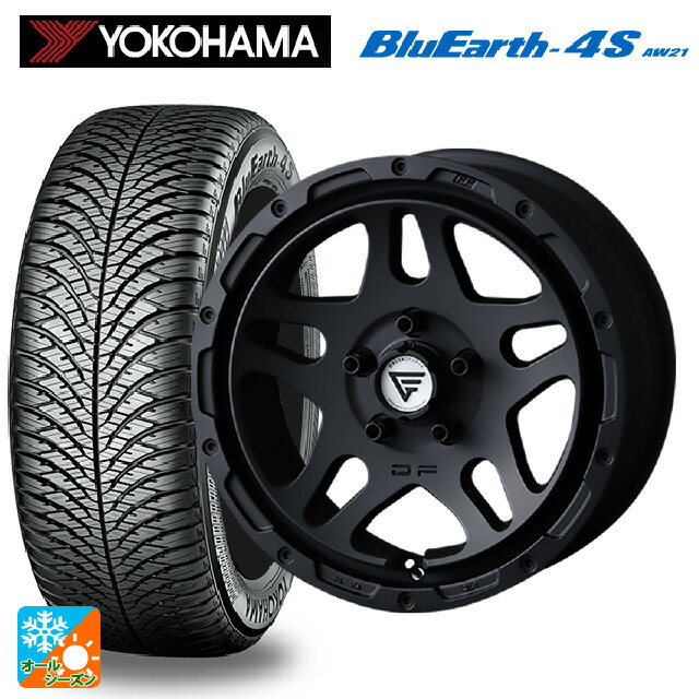 【8/24 20時〜 最大3万円OFFクーポン】205/60R16 96H XL ヨコハマ ブルーアース4S AW21 エクシズルライン デルタフォース オーバーランダー マットブラック 16-7J 国産車用 オールシーズンタイヤホイール4本セット