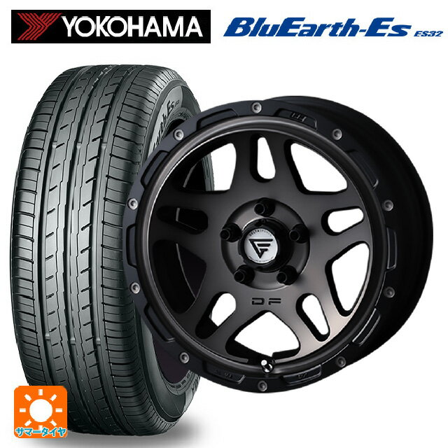 235/45R17 97V ヨコハマ ブルーアースEs ES32 エクシズルライン デルタフォース オーバーランダー マットスモークポリッシュ 17-7J 国産車用 サマータイヤホイール4本セット
