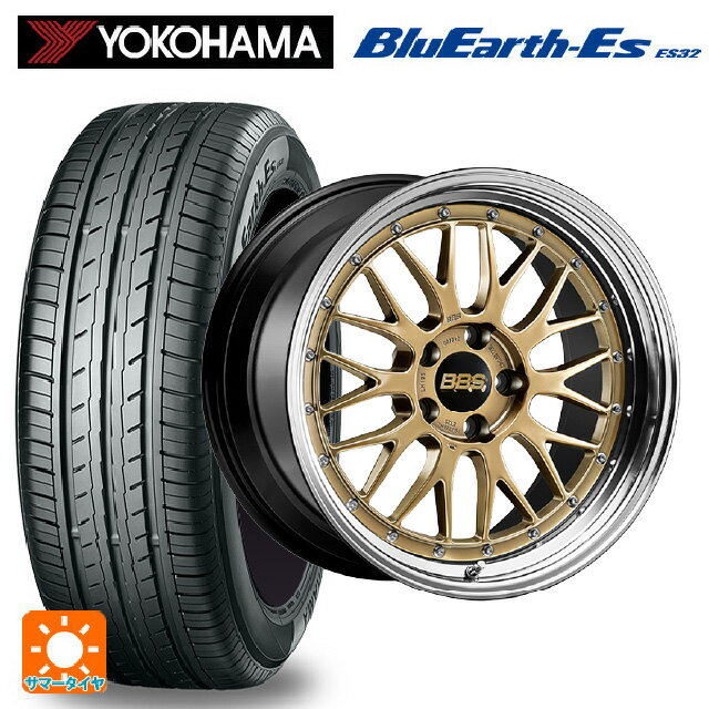 【最大3万円OFFクーポン 5/16 1:59迄】225/35R19 84W ヨコハマ ブルーアースEs ES32 BBS LM 30周年記念モデル DG-BKBD 19-8J 国産車用 サマータイヤホイール4本セット