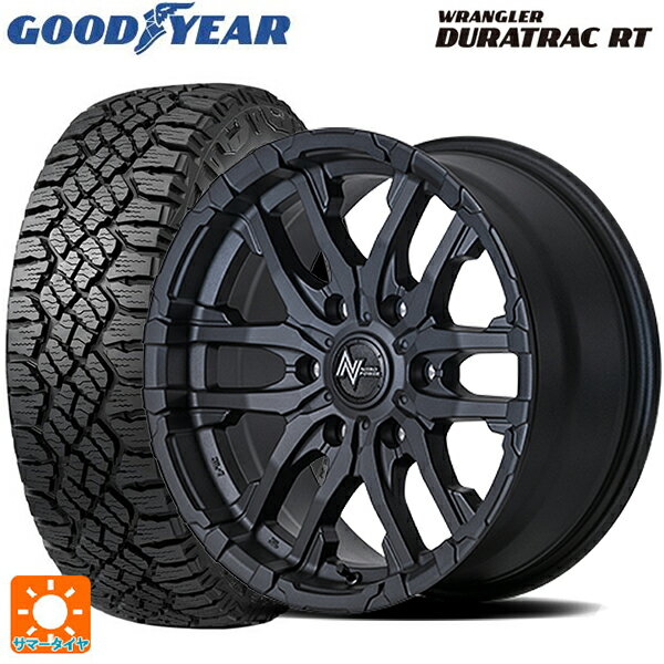 【10/14 20時〜最大3万円OFFクーポン】ミツビシ トライトン(GSRグレード)(LC2T)用 265/65R17 120/117S グッドイヤー ラングラー デュラトラック RT ブラックレター エムアイディー ナイトロパワー M26 クロスファング ブラストブラック 新品サマータイヤホイール 4本セット