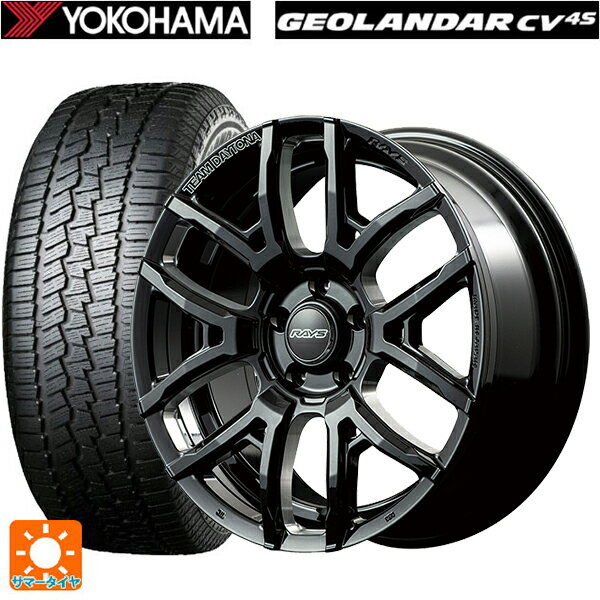 225/50R18 95V ヨコハマ ジオランダー CV G058 レイズ チームデイトナ F6ドライブ BNC 18-7.5J 国産車用 サマータイヤホイール4本セット