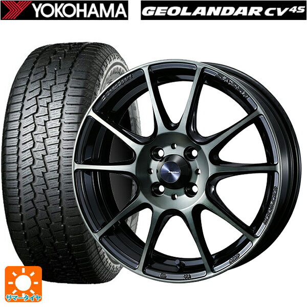 235/70R16 106H ヨコハマ ジオランダー CV G058 ウェッズ ウェッズスポーツ SA25R WBC 16-6.5J 国産車用 サマータイヤホイール4本セット