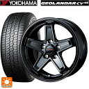【7/4 20時~ 最大3万円OFFクーポン】ジープ レネゲード(BU14/BU24)用 215/60R17 96H ヨコハマ ジオランダー CV G058 正規品 ウェッズ キーラー タクティクス グロスブラック 新品サマータイヤホイール 4本セット