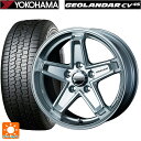 【7/4 20時~ 最大3万円OFFクーポン】ジープ レネゲード(BU14/BU24)用 215/60R17 96H ヨコハマ ジオランダー CV G058 正規品 ウェッズ キーラー タクティクス ハイパーシルバー 新品サマータイヤホイール 4本セット