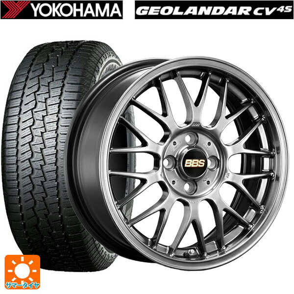 【6/15〜16限定 全品P5倍＆クーポン】215/60R16 95V ヨコハマ ジオランダー CV G058 正規品 BBS RG-F DB 16-6.5J 国産車用 サマータイヤホイール4本セット
