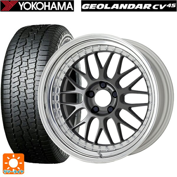 235/70R16 106H ヨコハマ ジオランダー CV G058 正規品 ワーク マイスター M1 3ピース MGM 16-6.5J 国産車用 サマータイヤホイール4本セット