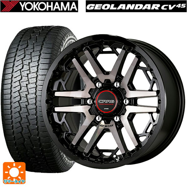 【最大3万円OFFクーポン 5/16 1:59迄】ミツビシ デリカD:5(3DA系)用 215/70R16 100H ヨコハマ ジオランダー CV G058 クラッグ ティーグラビック3 BPA 新品サマータイヤホイール 4本セット