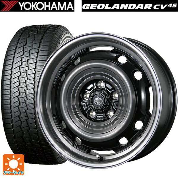 【6/11 1:59迄 全品ポイント5倍】245/65R17 107H ヨコハマ ジオランダー CV G058 正規品 トピー ランドフット XFG SC/P 17-7J 国産車用 サマータイヤホイール4本セット