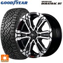 【10/14 20時〜最大3万円OFFクーポン】ミツビシ トライトン(GSRグレード)(LC2T)用 265/65R17 120/117S グッドイヤー ラングラー デュラトラック RT ブラックレター エムアイディー ナイトロパワー クロスクロウ グラフィティエディション ブラックメタリック+ミラーカット/