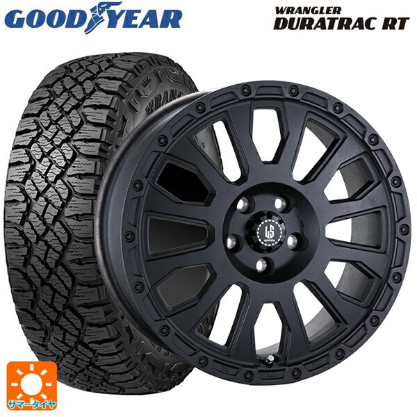 【6/22 20時〜 全品P5倍＆クーポン】ジープ グラディエーター(JT系)用 285/70R17 122/119R グッドイヤー ラングラー デュラトラック RT ブラックレター 阿部商会 ラ・ストラーダ アベンチュラ WB 新品サマータイヤホイール 5本セット