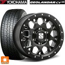 トヨタ ランドクルーザープラド(150系)用 265/60R18 110V ヨコハマ ジオランダー CV G058 エクストリームJ XJ04 Satin Black 新品サマータイヤホイール 4本セット