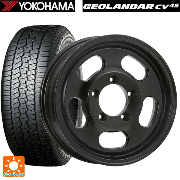 215/70R16 100H ヨコハマ ジオランダー CV G058 正規品 エムエルジェイ エクストリームJ Dスロット サテンブラック 16-5.5J 国産車用 サマータイヤホイール4本セット