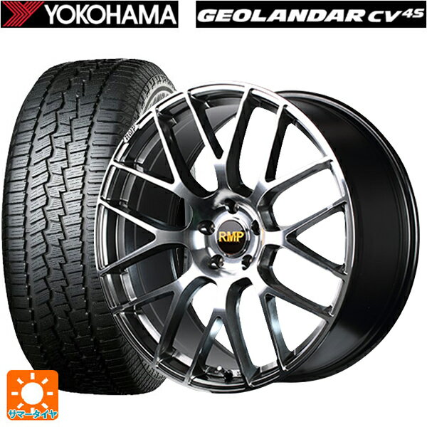 トヨタ ハリアー(80系)用 225/55R19 99V ヨコハマ ジオランダー CV G058 正規品 エムアイディー MID エクスクルーシブ 028F ハイパーメタルコートミラーカット 新品サマータイヤホイール 4本セット