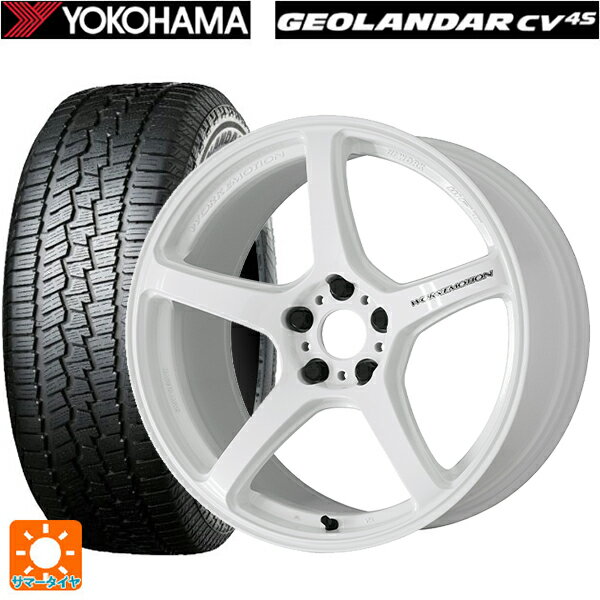 225/55R19 99V ヨコハマ ジオランダー CV G058 正規品 ワーク エモーション T5R ICW 19-8.5J 国産車用 サマータイヤホイール4本セット