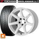 225/60R18 100H ヨコハマ ジオランダー CV G058 ワーク エモーション T7R WHT 18-7.5J 国産車用 サマータイヤホイール4本セット