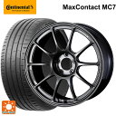 【6/15〜16限定 全品P5倍&クーポン】225/40R18 92Y XL コンチネンタル マックスコンタクト MC7 正規品 ウェッズ ウェッズスポーツ TC105X フォージド EJ-TITAN 18-8.5J 国産車用 サマータイヤホイール4本セット(2)