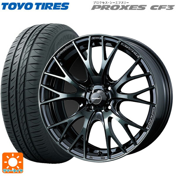 【6/11 1:59迄 全品ポイント5倍】215/60R16 95H トーヨー プロクセス CF3 ウェッズ ウェッズスポーツ SA20R WBC 16-6.5J 国産車用 サマータイヤホイール4本セット