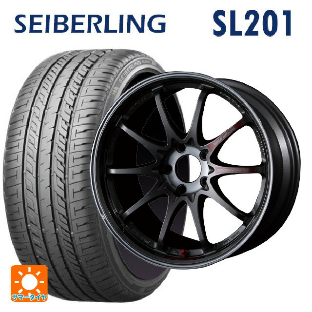 215/45R17 91W XL セイバーリング セイバーリング SL201(ブリヂストン工場生産） # レイズ ボルクレーシング CE28SL PG 17-7.5J 国産車用 サマータイヤホイール4本セット