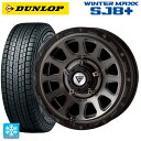 4/20限定 エントリーで最大100％ポイントバック225/70R16 103Q ダンロップ ウィンターマックス SJ8+ エクシズルライン デルタフォース オーバル マットスモークポリッシュ 16-6J 国産車用 スタッドレスタイヤホイール4本セット