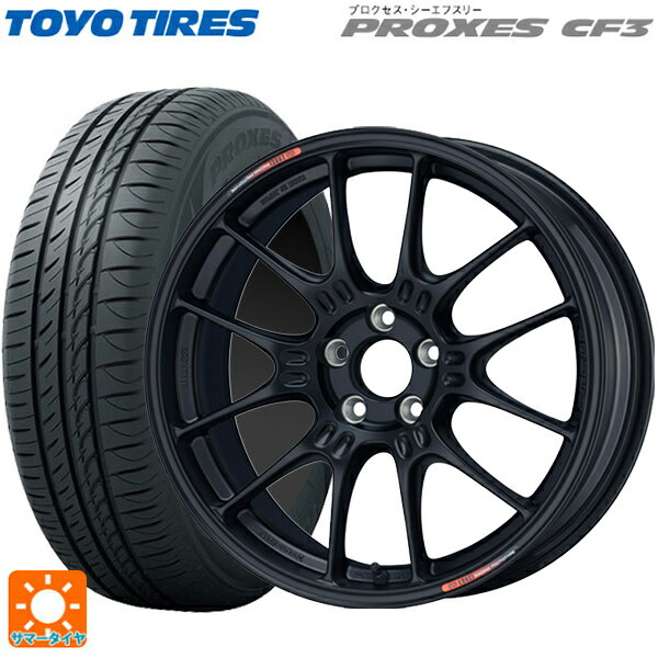 【最大3万円OFFクーポン 5/16 1:59迄】215/50R17 95V トーヨー プロクセス CF3 エンケイ レーシング GTC02 For GR86 / BRZ Cup Matte Black 17-7.5J 国産車用 サマータイヤホイール4本セット