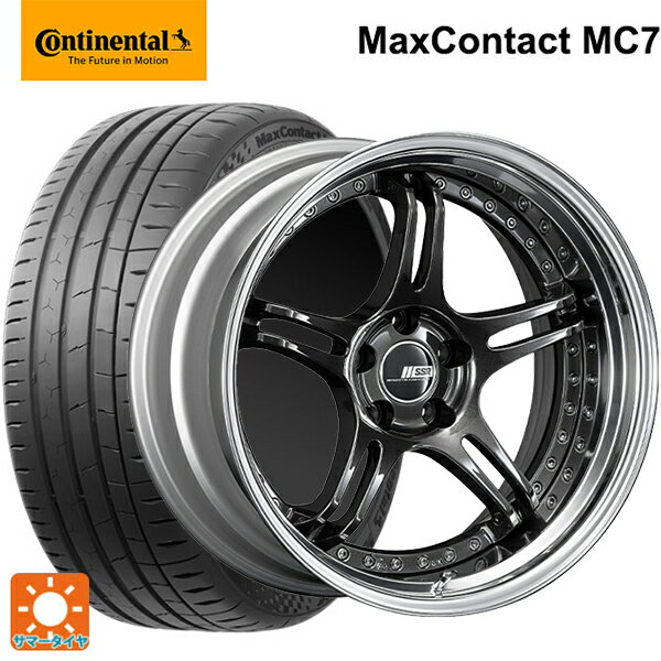 225/40R18 92Y XL コンチネンタル マックスコンタクト MC7 正規品 タナベ SSR プロフェッサー SPX プリズムダークガンメタ 18-7J 国産車用 サマータイヤホイール4本セット