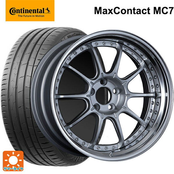 225/40R19 93Y XL コンチネンタル マックスコンタクト MC7 正規品 タナベ SSR プロフェッサー SP5 ハイブライトシルバー 19-8J 国産車用 サマータイヤホイール4本セット