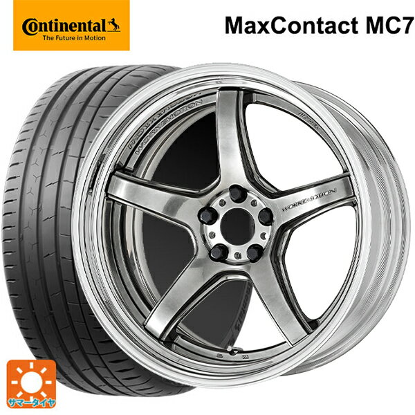 【6/22 20時〜 全品P5倍＆クーポン】トヨタ カローラ スポーツ(210系)用 225/40R18 92Y XL コンチネンタル マックスコンタクト MC7 正規品 ワーク エモーション T5R 2P GTS 新品サマータイヤホイール 4本セット