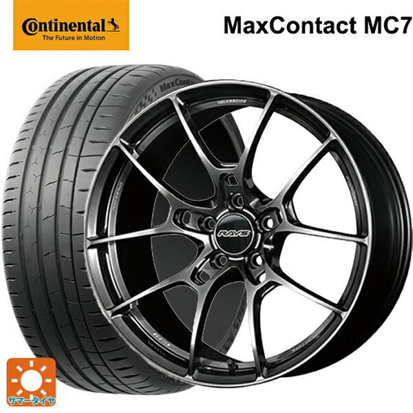 【6/22 20時〜 全品P5倍＆クーポン】225/40R19 93Y XL コンチネンタル マックスコンタクト MC7 正規品 レイズ ボルクレーシング ジーゼロニゴ HK 19-8J 国産車用 サマータイヤホイール4本セット