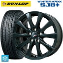 トヨタ ヴェルファイア(40系)用 225/55R19 99Q ダンロップ ウィンターマックス SJ8+ LFイゾラ2 ブラックメタリック 新品スタッドレスタイヤホイール 4本セット