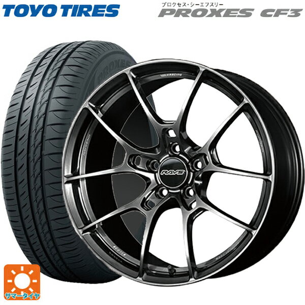 スバル レヴォーグ(VN系)用 225/45R18 95W トーヨー プロクセス CF3 ボルクレーシング G025 HK 新品サマータイヤホイール 4本セット