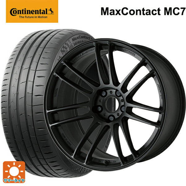 【5/25限定抽選で100％ポイントバック】225/40R19 93Y XL コンチネンタル マックスコンタクト MC7 正規品 ワーク エモーション ZR7 MBL 19-8J 国産車用 サマータイヤホイール4本セット