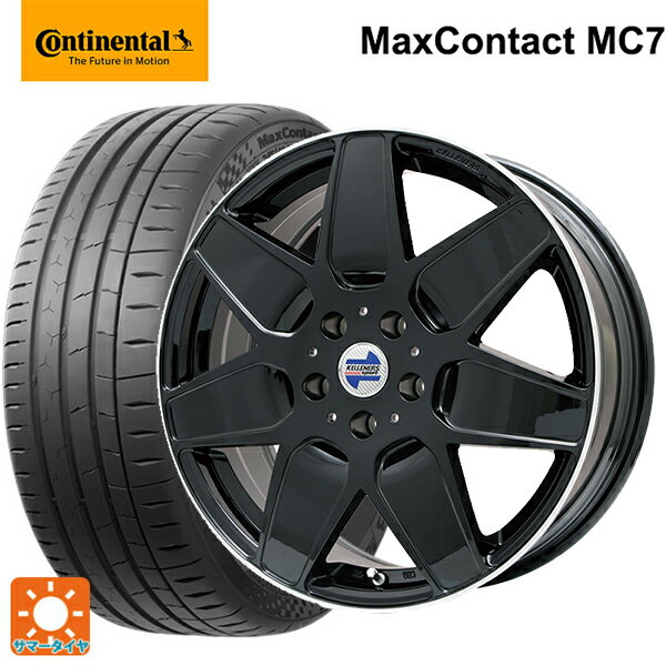 ミニ ミニクロスオーバー(F60)用 225/50R18 95W コンチネンタル マックスコンタクト MC7 正規品 ケレナーズ エムセブン グロスブラック/リムポリッシュ 新品サマータイヤホイール 4本セット