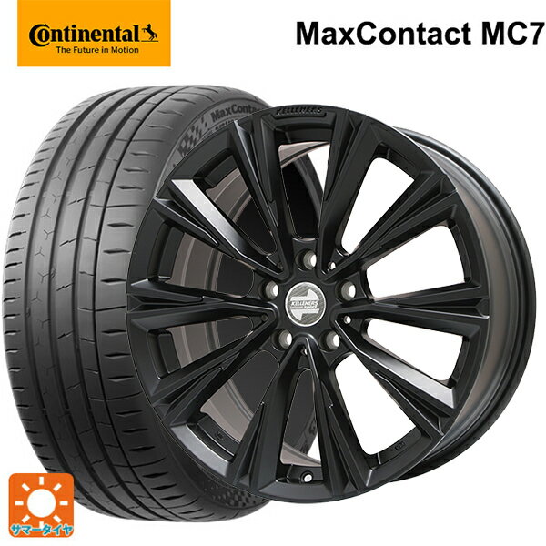【6/15〜16限定 全品P5倍＆クーポン】ミニ ミニクロスオーバー(F60)用 225/50R18 95W コンチネンタル マックスコンタクト MC7 正規品 ケレナーズ エックスライン マットブラック 新品サマータイヤホイール 4本セット