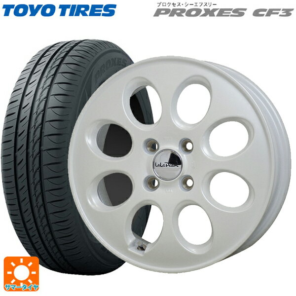 165/55R14 72V トーヨー プロクセス CF3 ホットスタッフ ララパーム オーバル PW 14-4.5J 国産車用 サマータイヤホイール4本セット