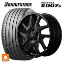 【6/22 20時~ 全品P5倍&クーポン】トヨタ アルファード(30系)用 235/50R18 101Y XL ブリヂストン ポテンザ S007A 正規品 ナイトロパワーデリンジャー セミグロスブラック/フランジピアスドリルド 新品サマータイヤホイール 4本セット