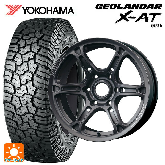 トヨタ ハイラックス(120系)用 2024年製 265/70R17 115T ヨコハマ ジオランダー X-AT G016 ブラックレター ボルクレーシング TE37XTR MT 新品サマータイヤホイール 4本セット