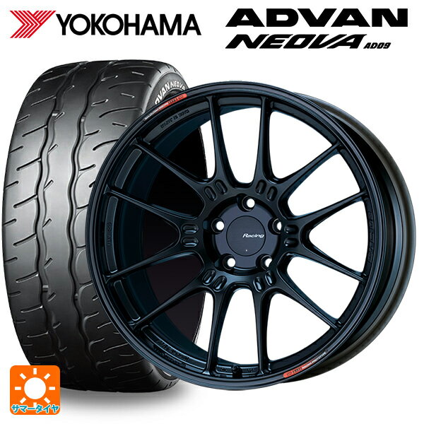 225/35R19 88W XL ヨコハマ アドバン ネオバ AD09 正規品 エンケイ レーシング GTC02 マットブラック 19-8J 国産車用 サマータイヤホイール4本セット