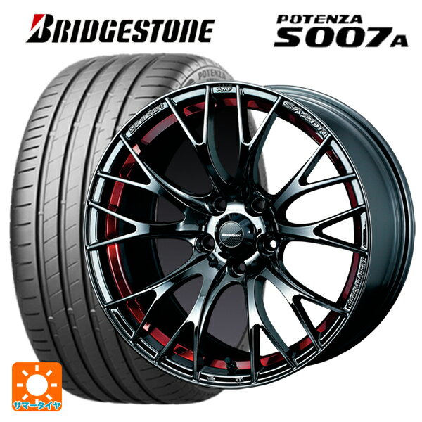 【最大3万円OFFクーポン 5/16 1:59迄】トヨタ GR86(ZN8)用 225/40R18 92Y XL ブリヂストン ポテンザ S007A 正規品 ウェッズスポーツ SA20R # RLC 新品サマータイヤホイール 4本セット