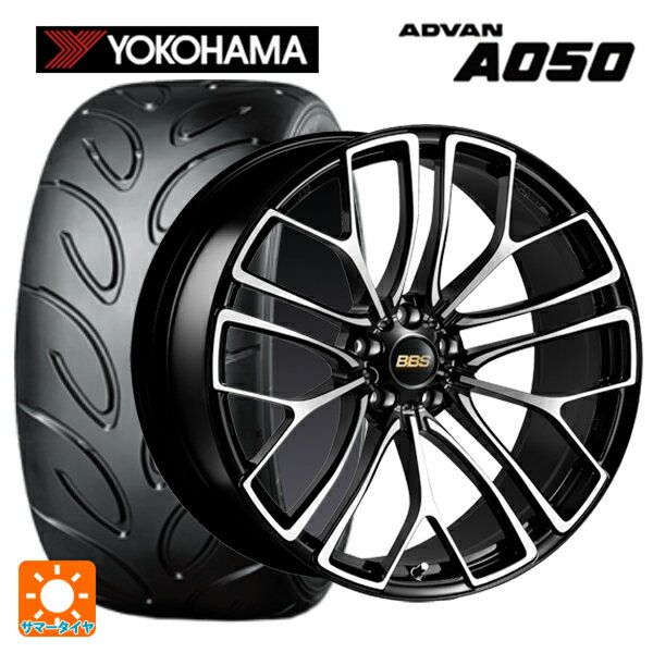 【6/11 1:59迄 全品ポイント5倍】225/40R18 88W ヨコハマ アドバン A050 コンパウンド M 正規品 BBS RE-X BKD 18-7.5J 国産車用 サマータイヤホイール4本セット