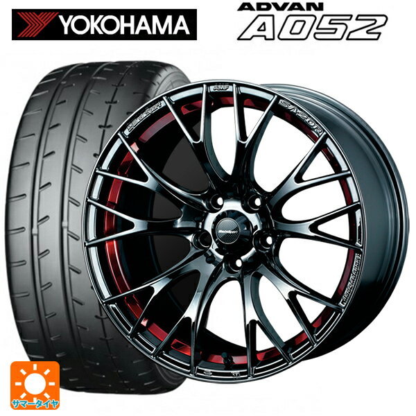 225/40R18 92Y XL ヨコハマ アドバン A052 正規品 ウェッズ ウェッズスポーツ SA20R # RLC 18-7.5J 国産車用 サマータイヤホイール4本セット