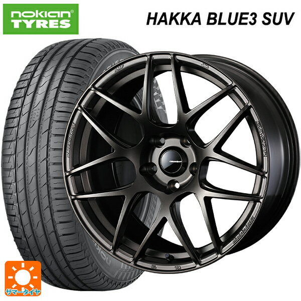 ホンダ ZR-V(RZ4)用 225/60R17 103V XL ノキアン ハッカ ブルー3 SUV ウェッズ ウェッズスポーツ SA27R EJ-BRONZE 新品サマータイヤホイール 4本セット